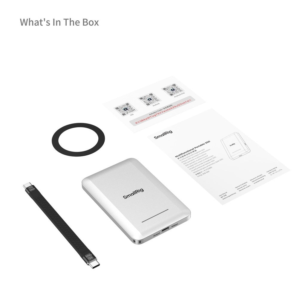 SmallRig Multifunctional Portable SSD