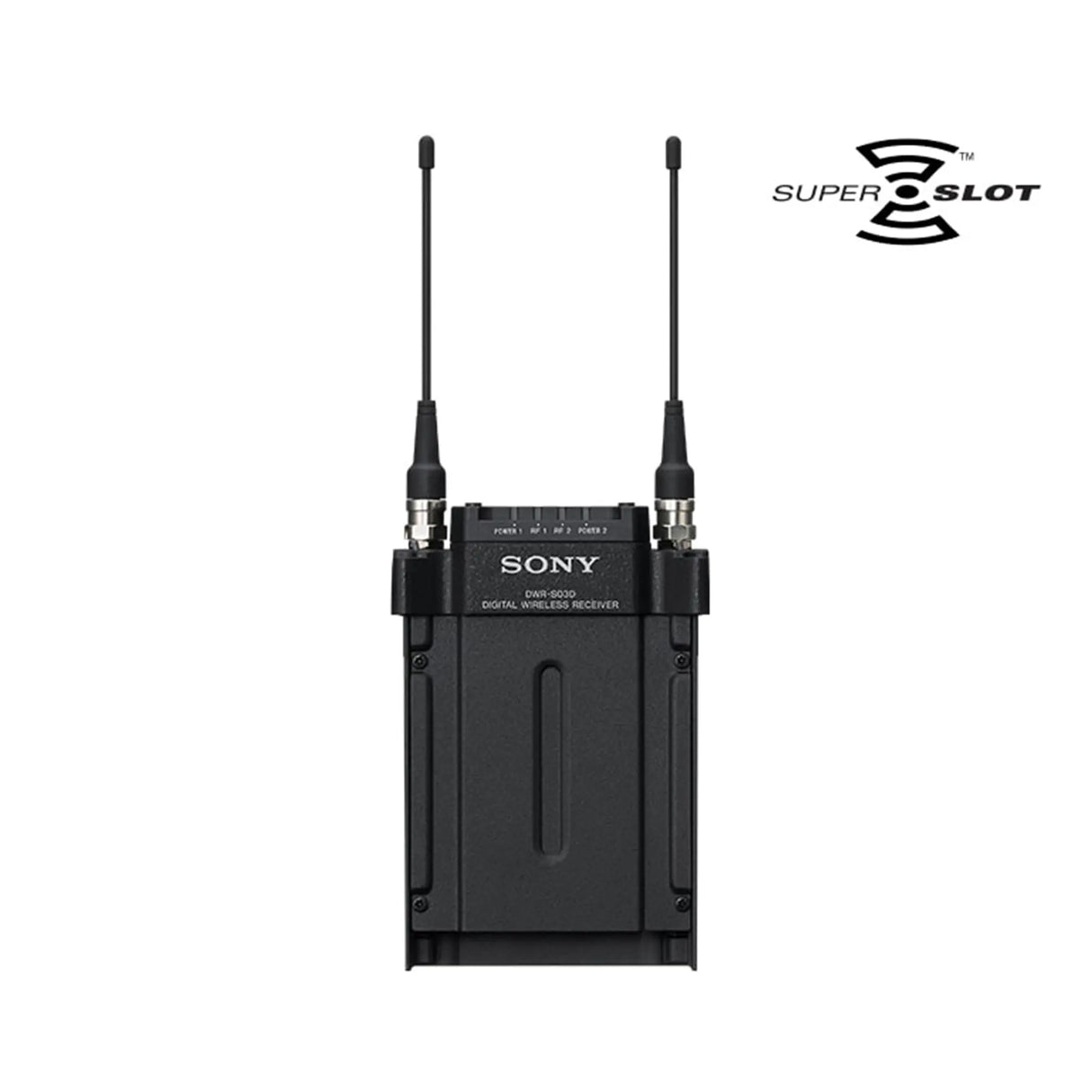 Sony DWR-S03D DWX Gen3 2-Channel Digital Wireless Slot-In Receiver with DWA-SLAS1 Slot Plate Adapter