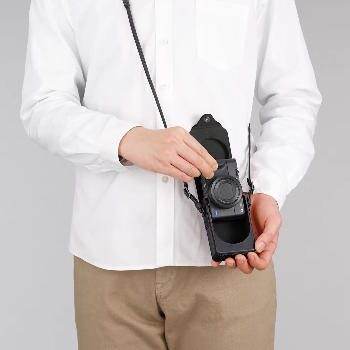 Sony LCS-RXG Premium Leather Carrying Case for RX100 Series Cameras