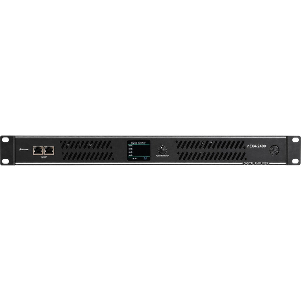 Studiomaster nEX4-2400 AES67 Networked 4-Channel Power Amplifier