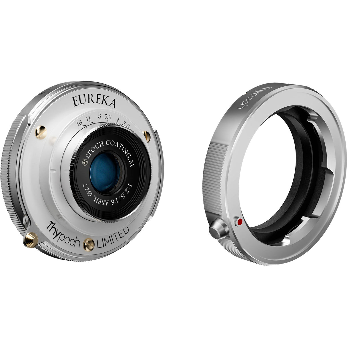 Thypoch Eureka 28mm f/2.8 ASPH Full-Frame Brass Pancake Prime Lens