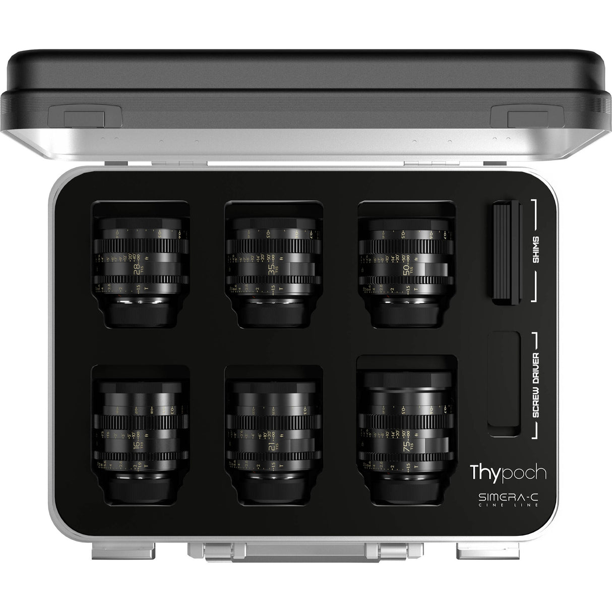 Thypoch Simera-C 6-Lens Cine Prime Kit 16/21/28/35/50/75mm Full-Frame