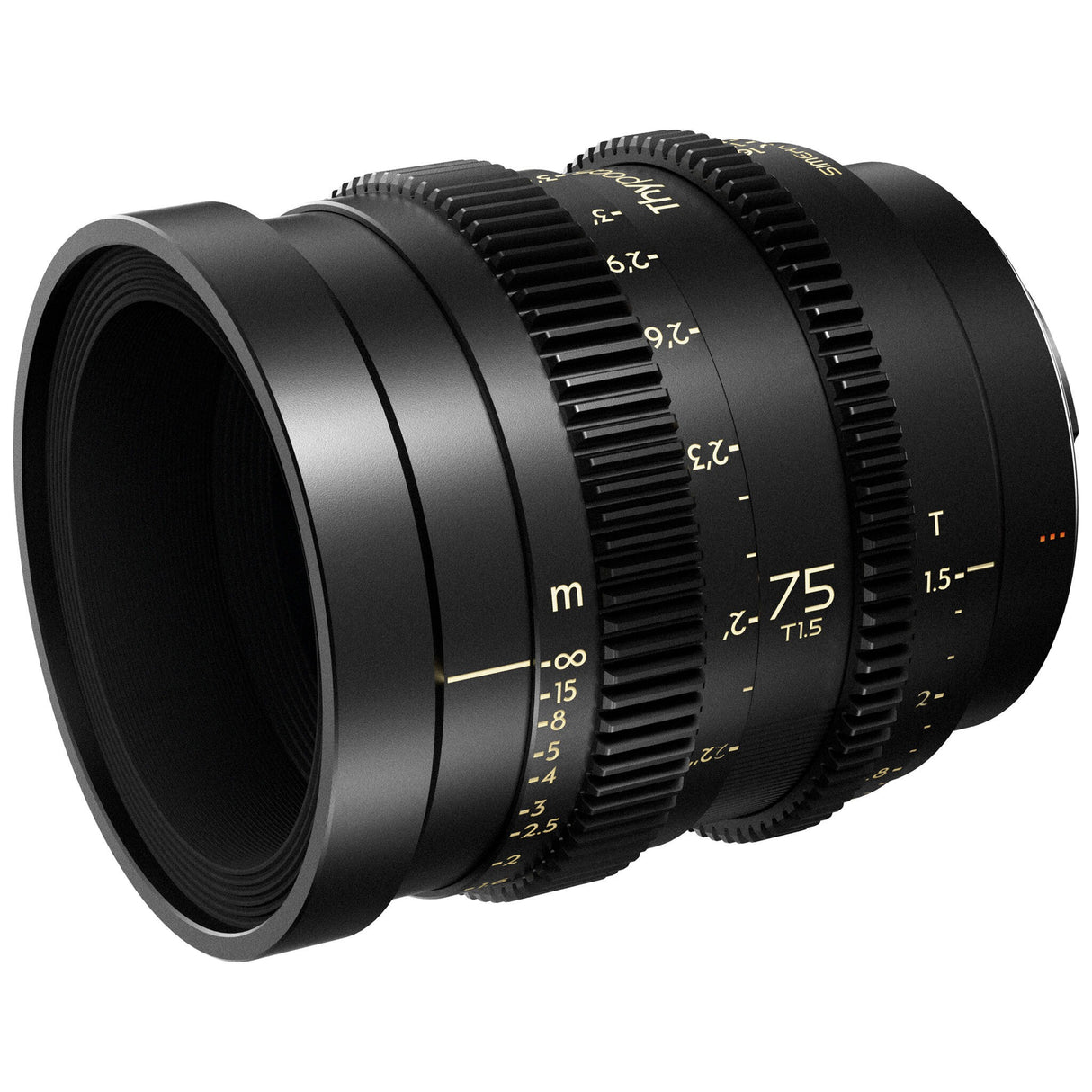 Thypoch Simera-C 75mm T1.5 Full-Frame Telephoto Cine Prime Lens, Manual Focus