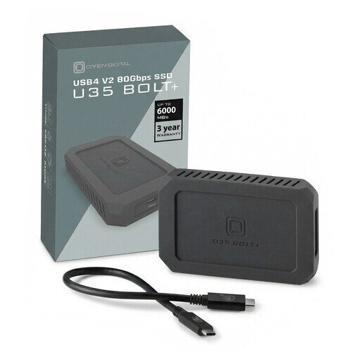 Oyen Digtal U35 Bolt+ USB-C (USB4) Rugged NVMe SSD 4TB