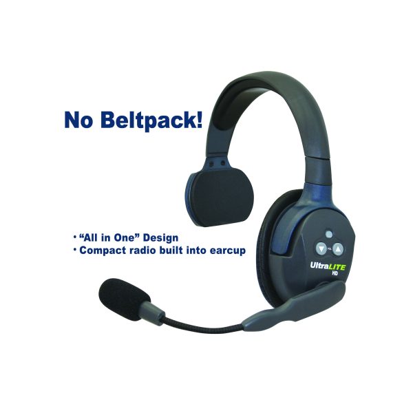 Eartec UltraLITE HD UL312-HD 3-User Single & Dual-Ear Combo Wireless Intercom System