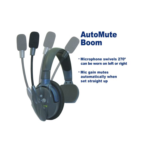 Eartec UltraLITE HD UL312-HD 3-User Single & Dual-Ear Combo Wireless Intercom System