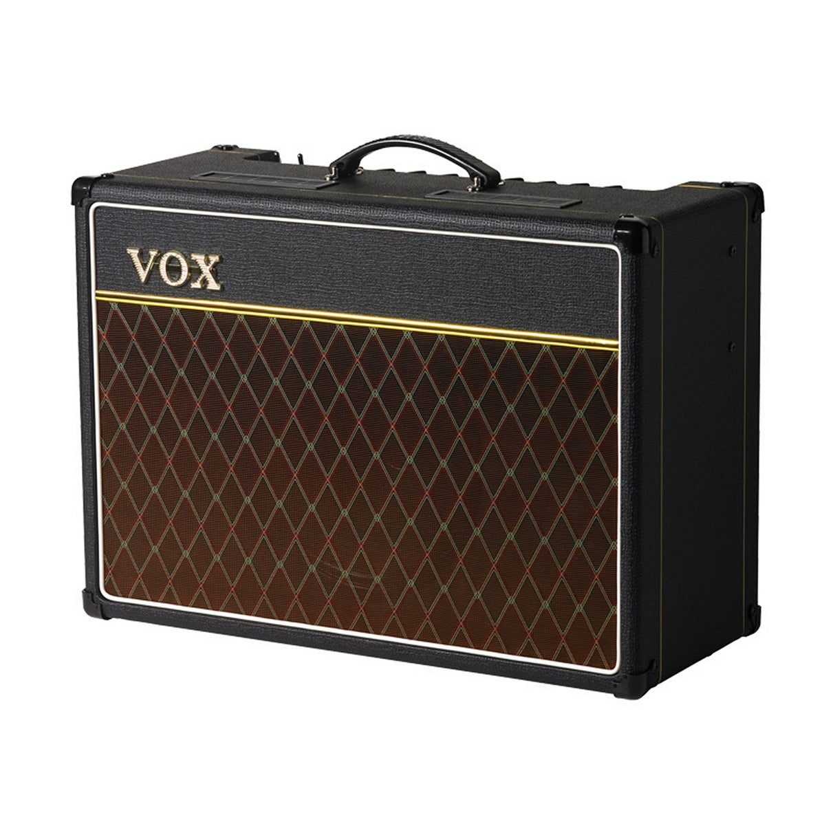 VOX AC15 15W 1 x 12-Inch Guitar Amp with Top Boost circuit spring reverb tremolo and Celestion speaker option - Black