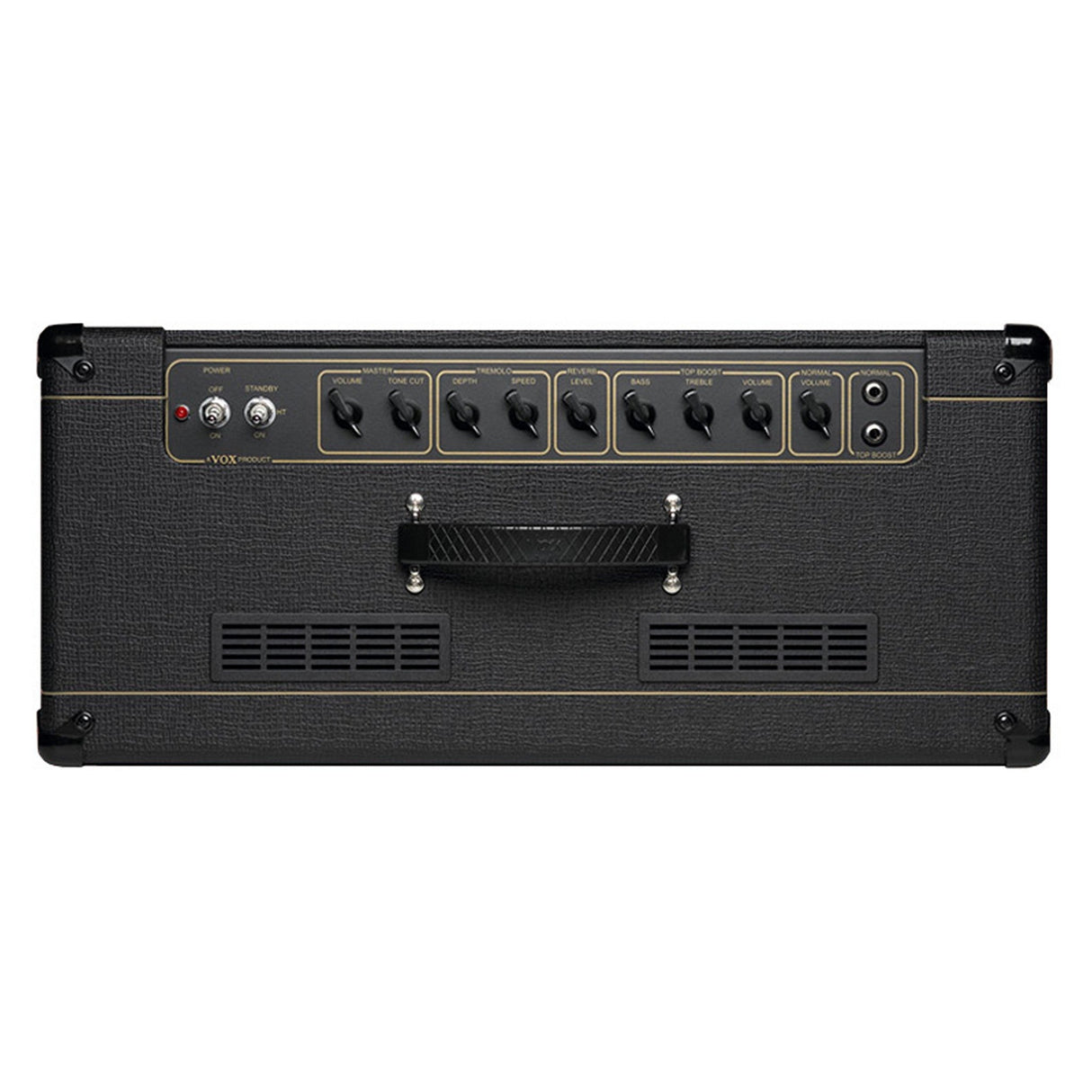 VOX AC15 15W 1 x 12-Inch Guitar Amp with Top Boost circuit spring reverb tremolo and Celestion speaker option - Black