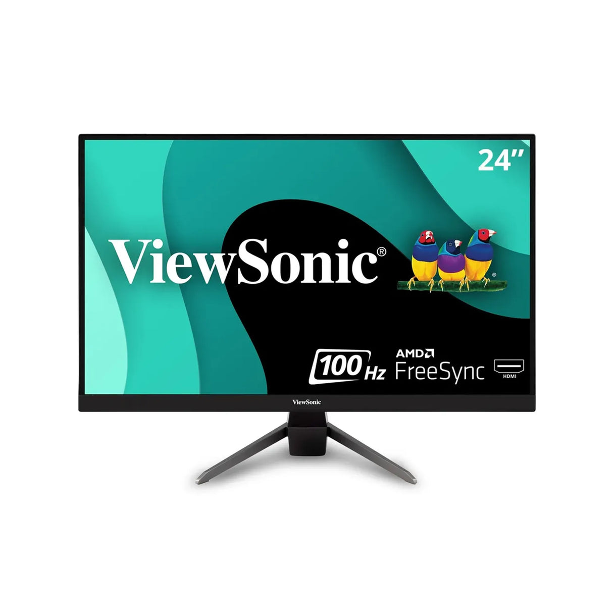 ViewSonic VX2467-MHD 24-Inch 1080p 1ms 100Hz FreeSync Monitor with HDMI DP VGA
