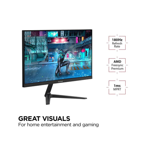 ViewSonic VX2718-P-MHD 27-Inch 1080p 1ms 165Hz Gaming Monitor w/FreeSync Premium