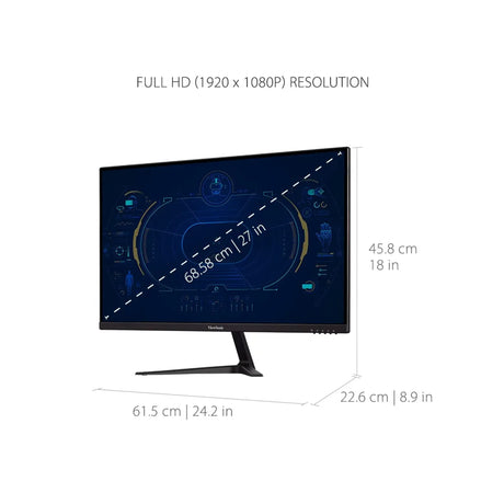 ViewSonic VX2718-P-MHD 27-Inch 1080p 1ms 165Hz Gaming Monitor w/FreeSync Premium