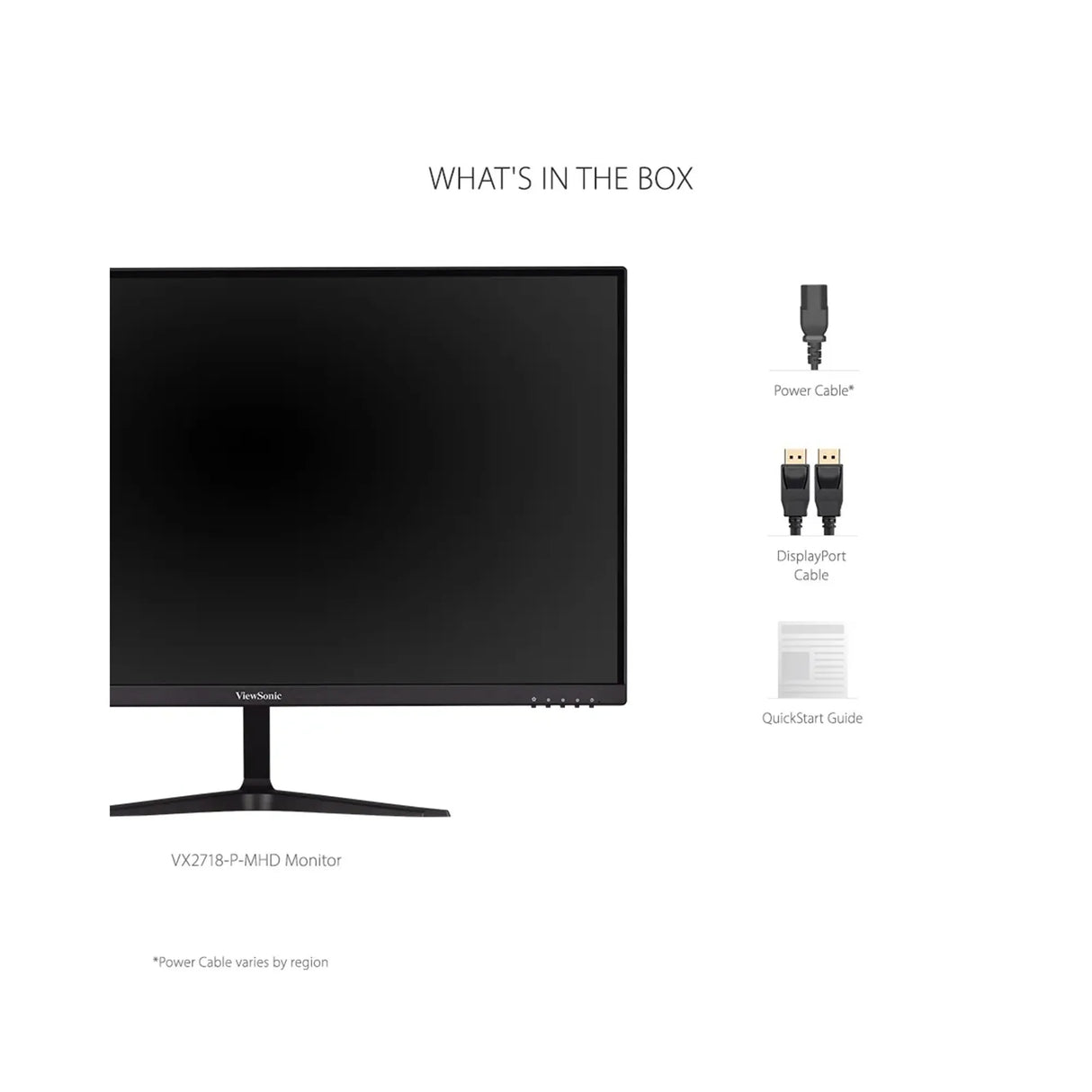 ViewSonic VX2718-P-MHD 27-Inch 1080p 1ms 165Hz Gaming Monitor w/FreeSync Premium