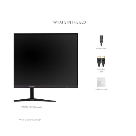 ViewSonic VX2718-P-MHD 27-Inch 1080p 1ms 165Hz Gaming Monitor w/FreeSync Premium