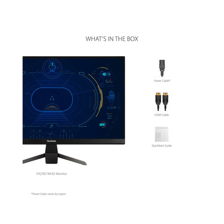 ViewSonic VX2767-MHD 27-Inch 1080p 1ms 100Hz FreeSync Monitor w/HDMI DP VGA