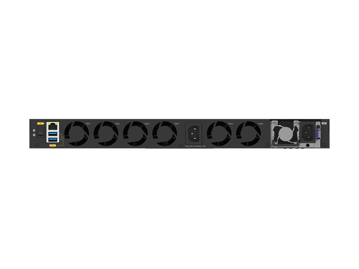 NETGEAR M4350-40X4C (XSM4344FC) 40x10G/Multi-Gig PoE++ (196W base, up to 1,676W) and 4xQSFP28 100G Fully Managed Switch