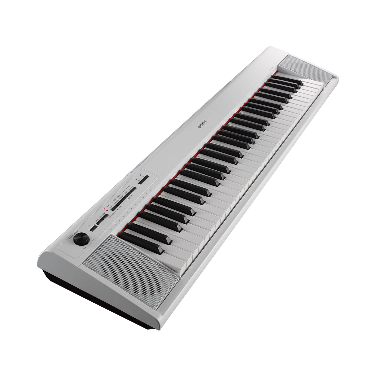 Yamaha NP12WHAD 61-Key Piaggero Portable Digital Piano with PA130 Power Adapter, White