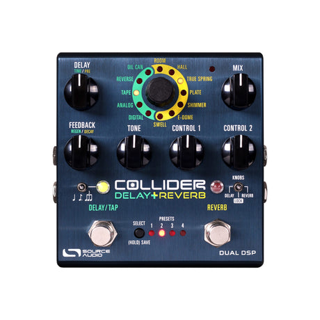 Source Audio Collider Delay + Reverb Pedal