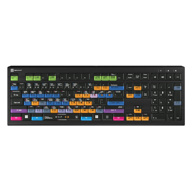 Logickeyboard Unreal Engine ASTRA2 Backlit Keyboard for Windows US English