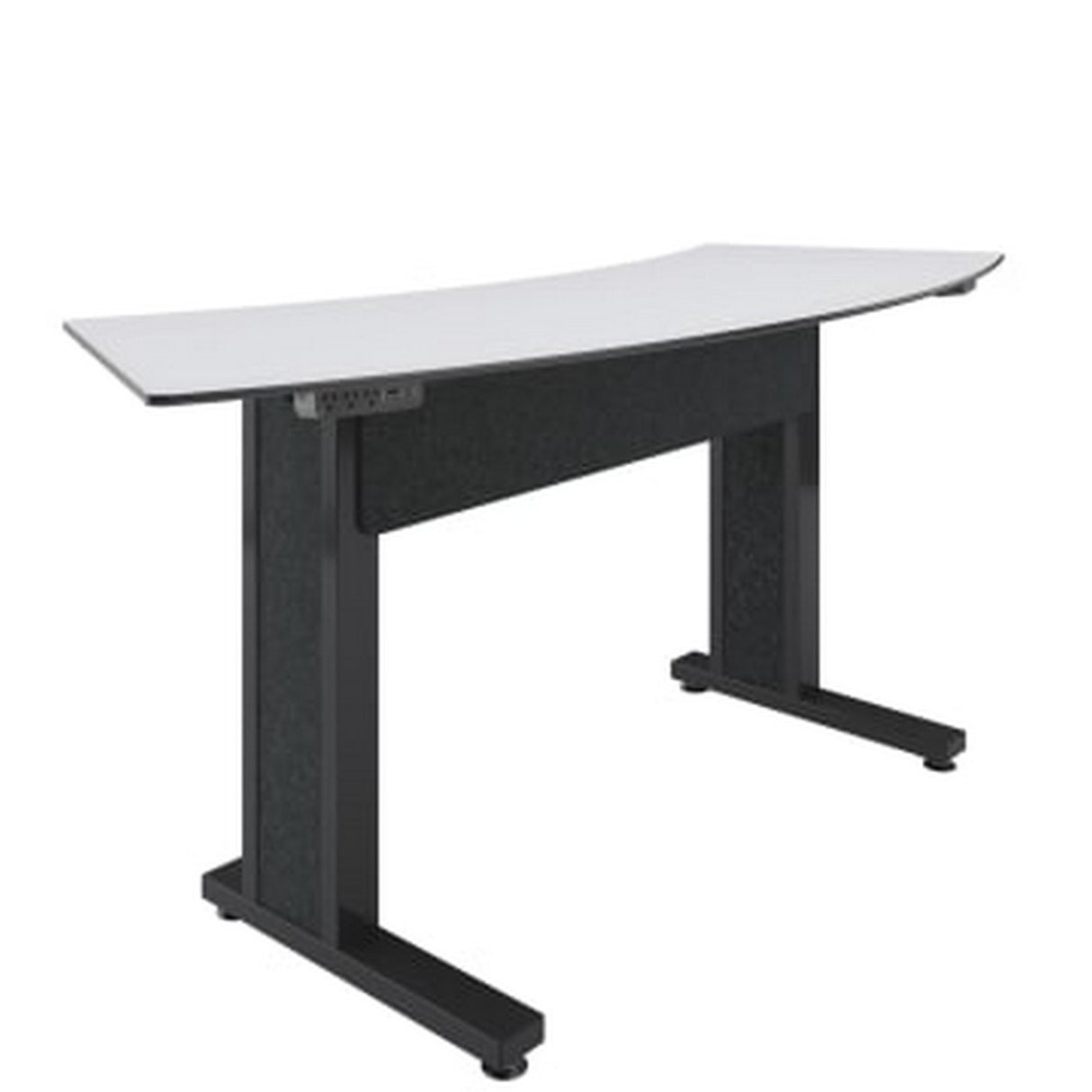 Middle Atlantic TBL-ARC-3P-CH-WB Forum 3 Person Arc Table Counter Height Dark Finish 38 Inch