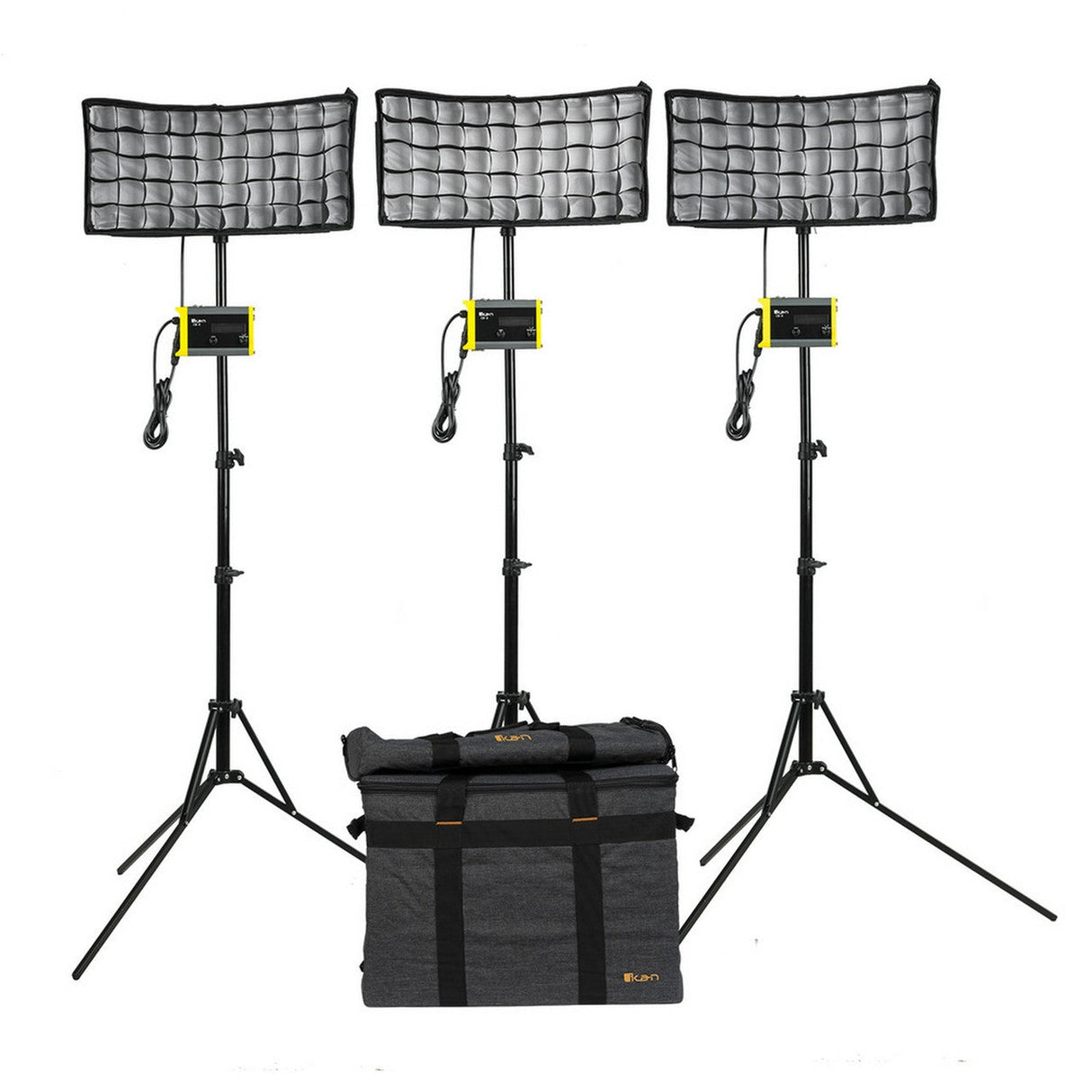 Ikan CB8-3PT-KIT Canvas Bi-Color 3-Point LED Light Kit with 3 x CB8