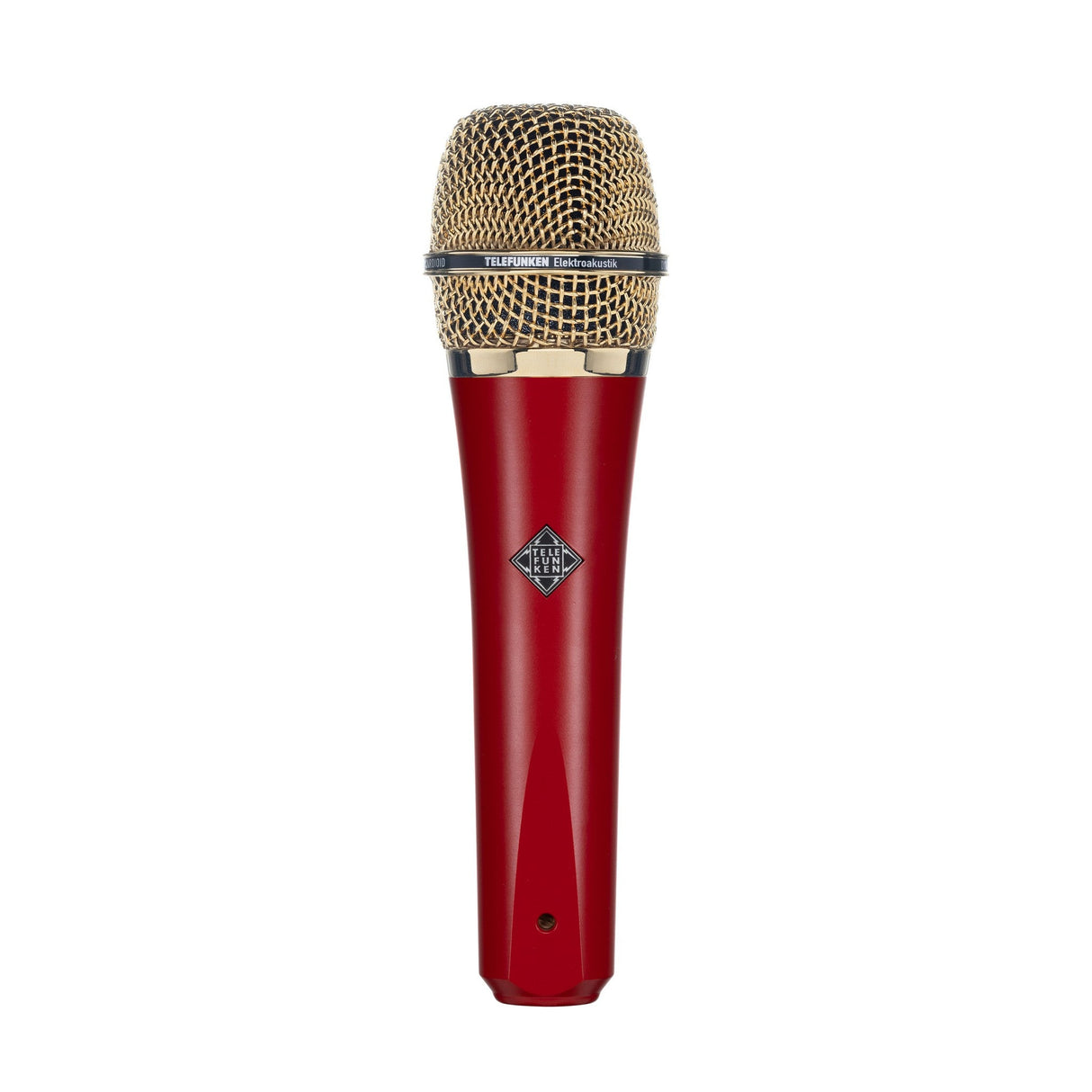 Telefunken M80 Supercardioid Handheld Dynamic Microphone Red with Gold Grille
