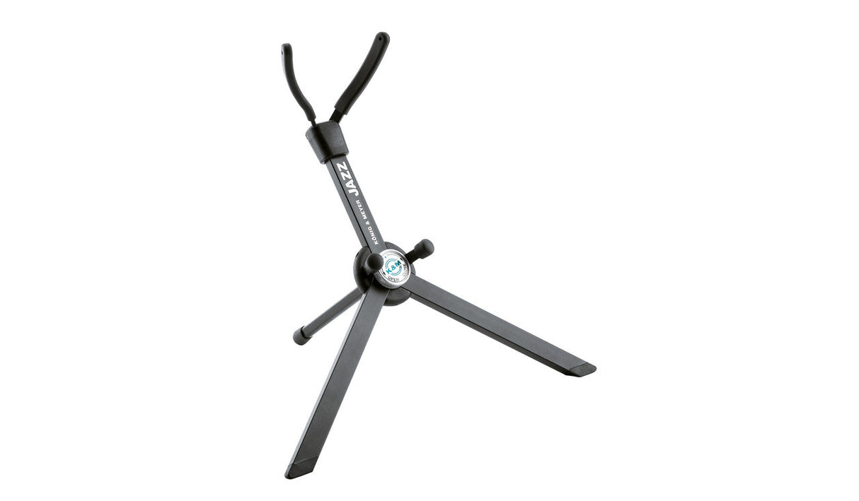 K&M 14330 Foldable Jazz Alto Saxophone Stand Black