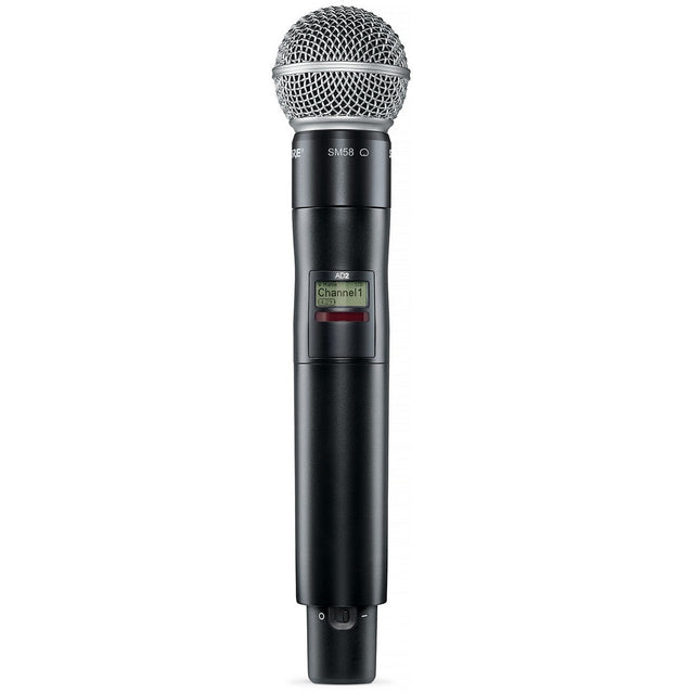 Shure AD2/SM58 Axient Handheld Wireless Microphone Transmitter - G57: 470-608 MHz