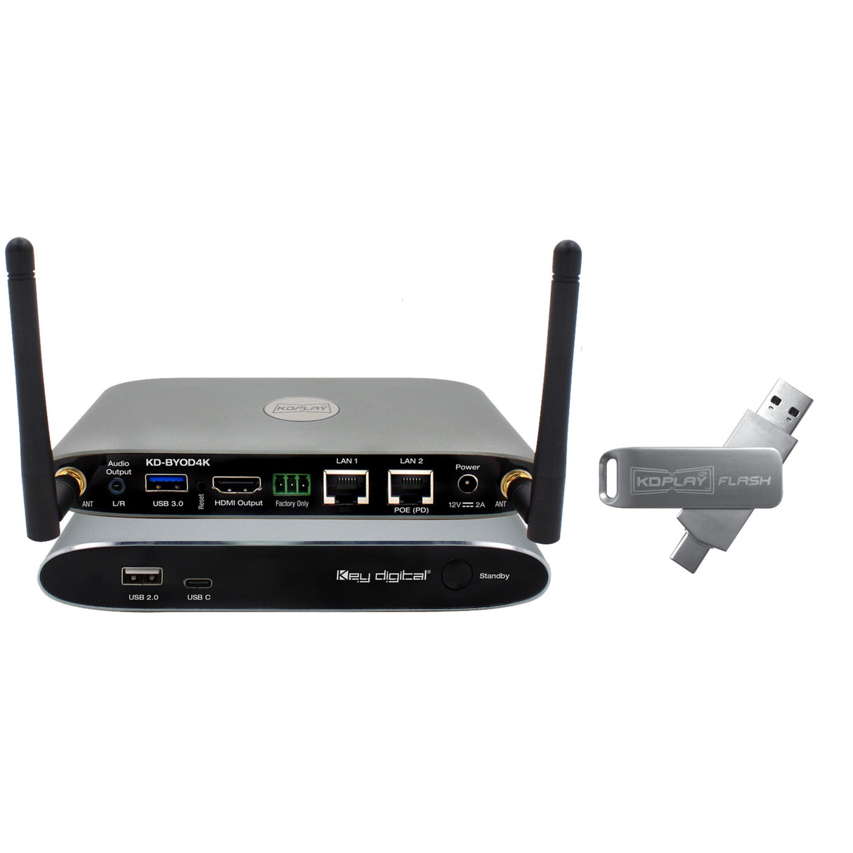 Key Digital KD-BYOD4K 4K KDPlay Wireless Presentation Gateway