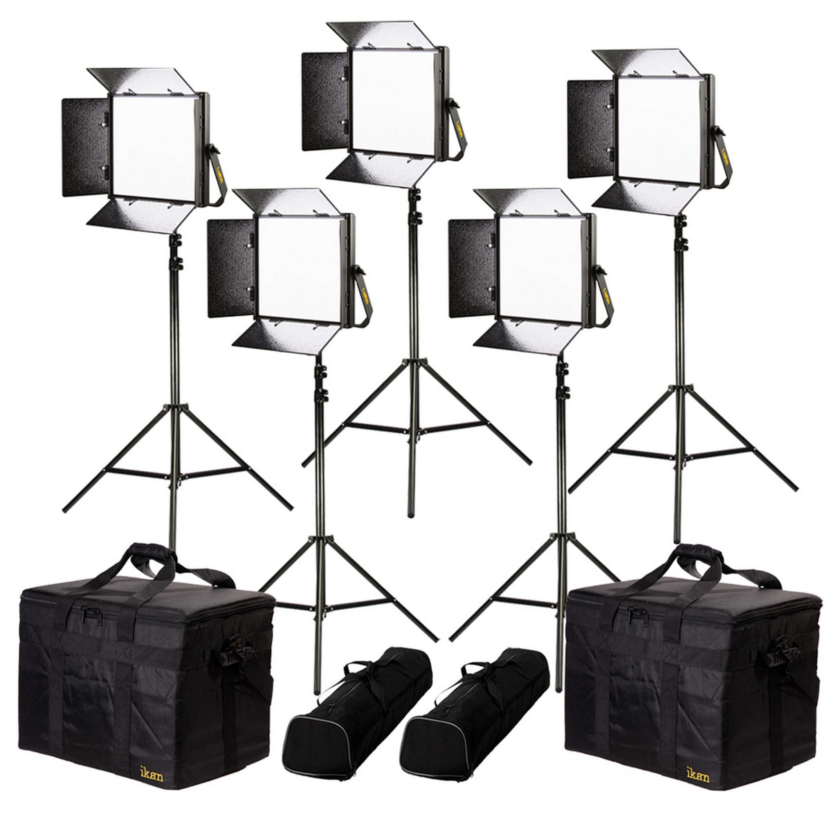 Ikan LB10-5PT-KIT Lyra Bi-Color 5-Point LED Soft Panel Light Kit