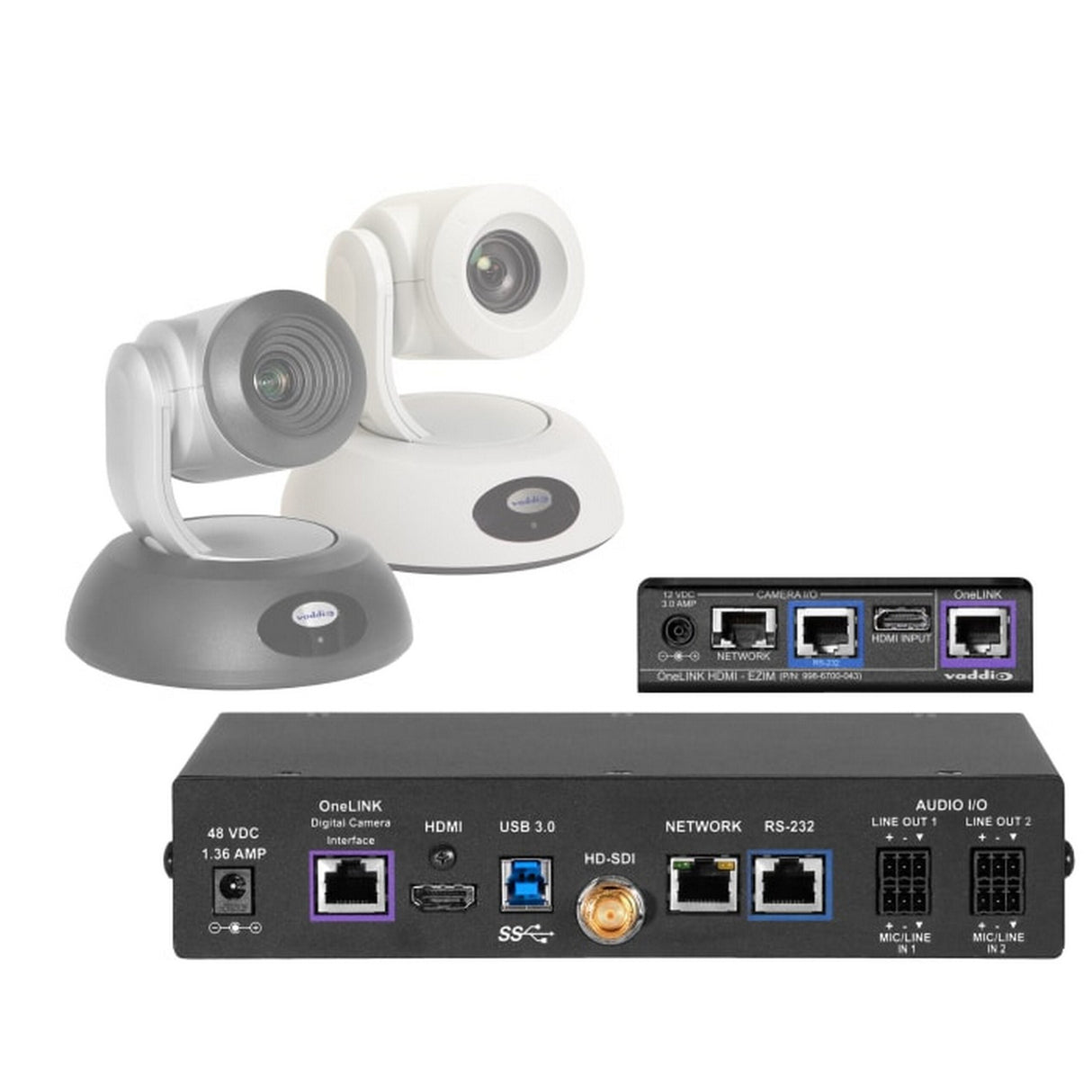 Vaddio Cisco Codec Kit for OneLINK Bridge to RoboSHOT HDMI Cameras