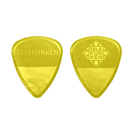 Telefunken 2mm Diamond 6 Pack Thick Guitar Picks Yellow - accessories