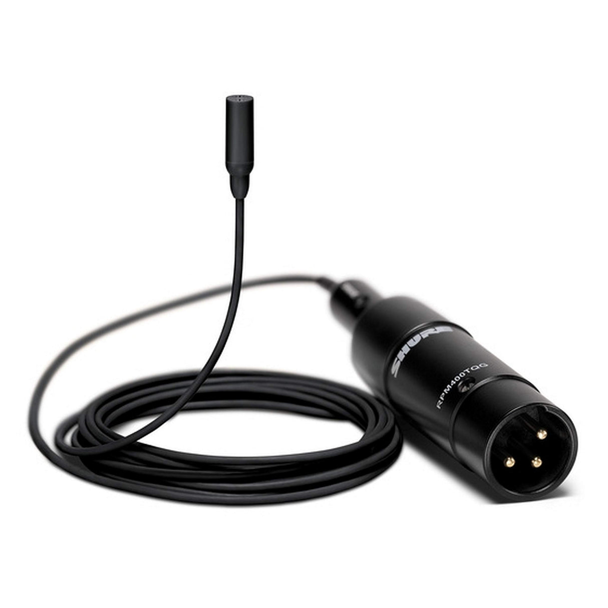 Shure TL48B/O TwinPlex Omnidirectional Subminiature Lavalier Microphone Black with XLR Connector and Accessories