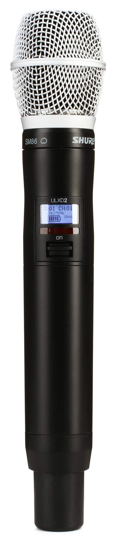 Shure ULXD2/SM86 Digital Wireless Handheld Microphone Transmitter with SM86 Capsule - G50: 470 - 534 MHz