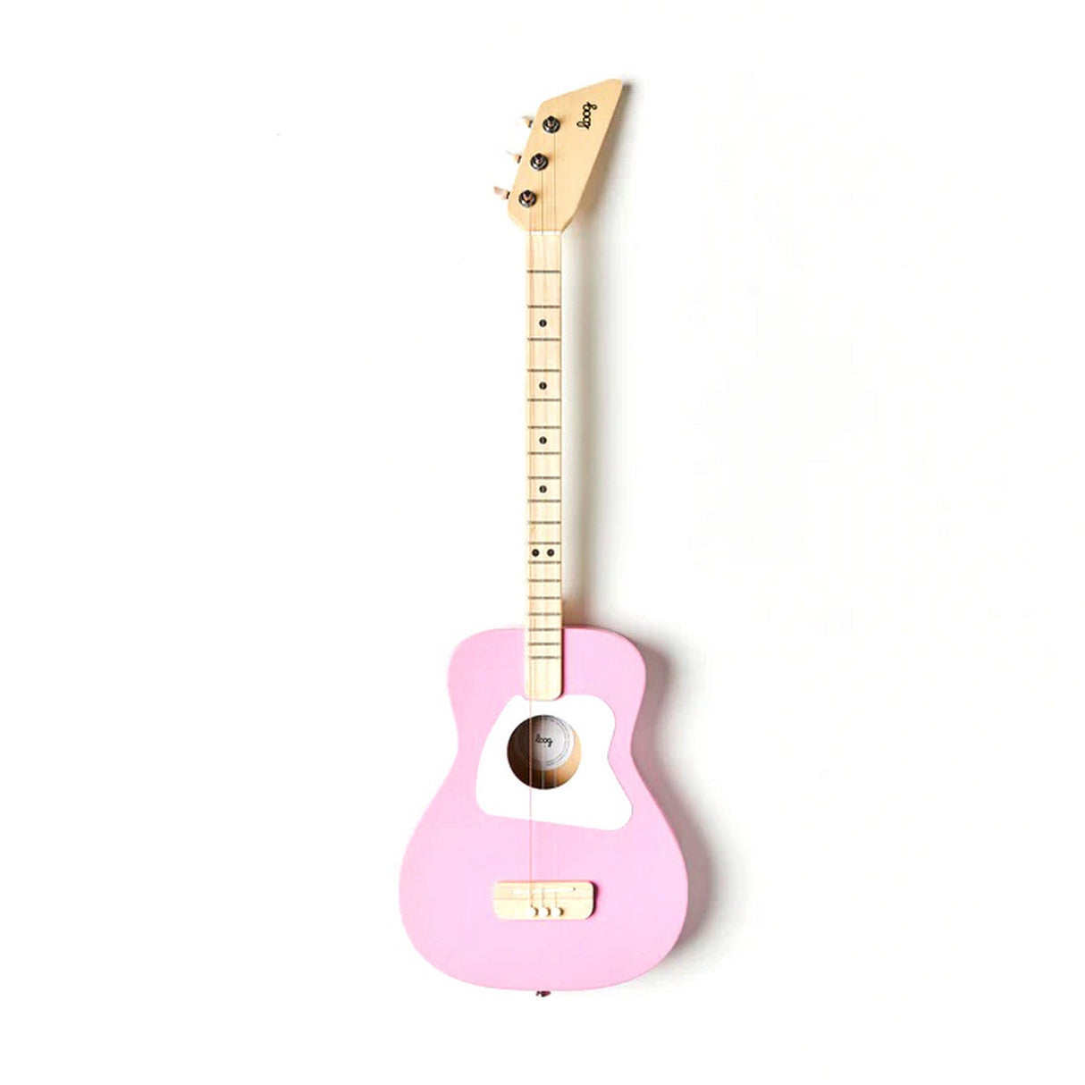 Loog Pro Acoustic Guitar for Kids Age 6 + - Pink - guitar