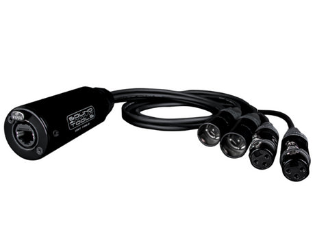 SoundTools CTFMX CAT Tails 2-Female XLR and 2-Male XLR Breakout Tails to Female etherCON 24-Inch