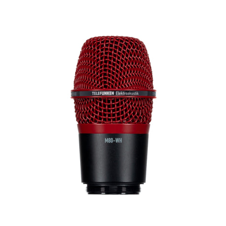 Telefunken M80-WH Supercardioid Wireless Dynamic Microphone Capsule Red