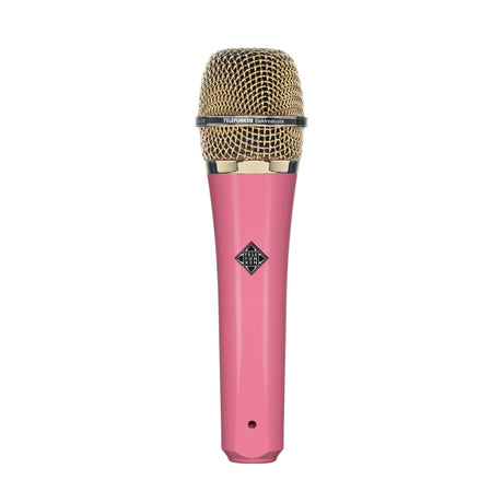 Telefunken M81 Supercardioid Handheld Dynamic Microphone Pink with Gold Grille