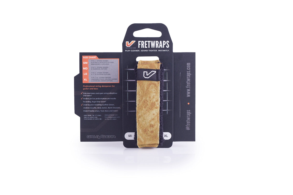 Gruv Gear FretWraps String Muter Wood Maple 1-Pack Extra Large - accessories