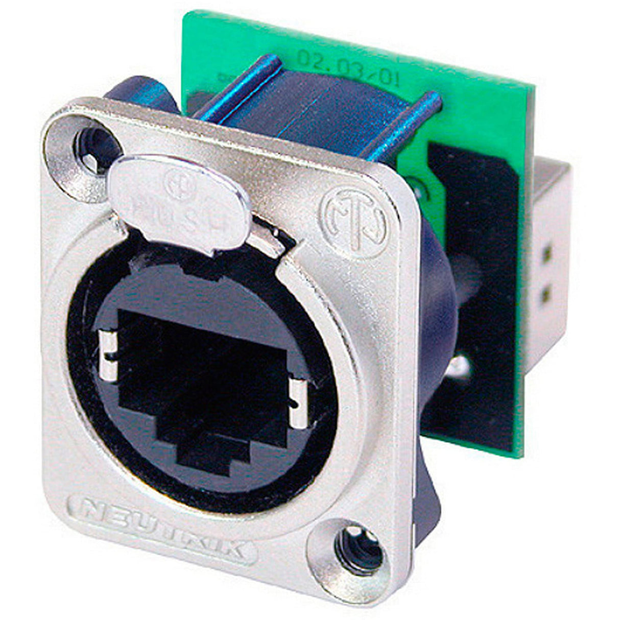 Neutrik NE8FDP-D etherCON CAT5 Receptacle Nickel 20 Pack/Screws Not Included