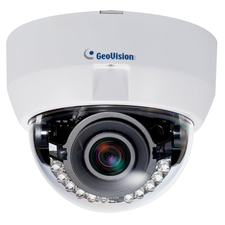 GeoVision GV-FD8700-FR Low Lux WDR IR Fixed IP Dome Camera with Facial Recognition