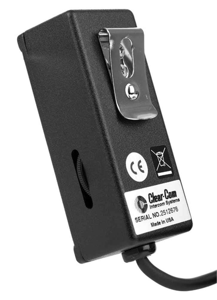 Clear-Com TR-50 Single Channel Monaural IFB Talent Receiver Beltpack