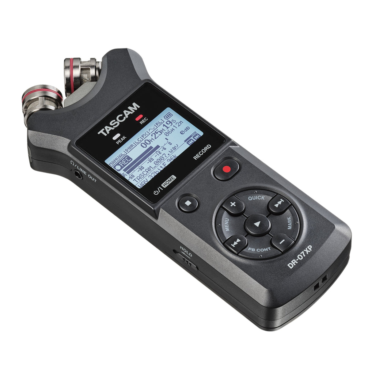 TASCAM DR-07XP 32-Bit Float Handheld Recorder with USB-C Interface