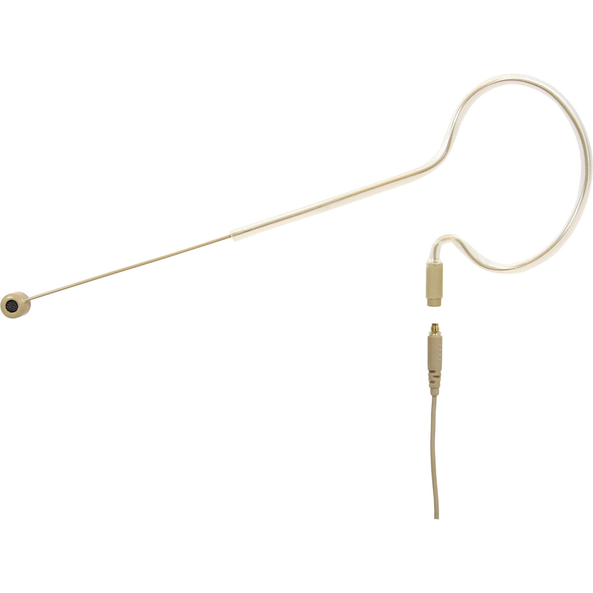 Galaxy Audio ESM8-UBG-4EV Unidirectional Ear Microphone with Electro-Voice Connector Cables Beige