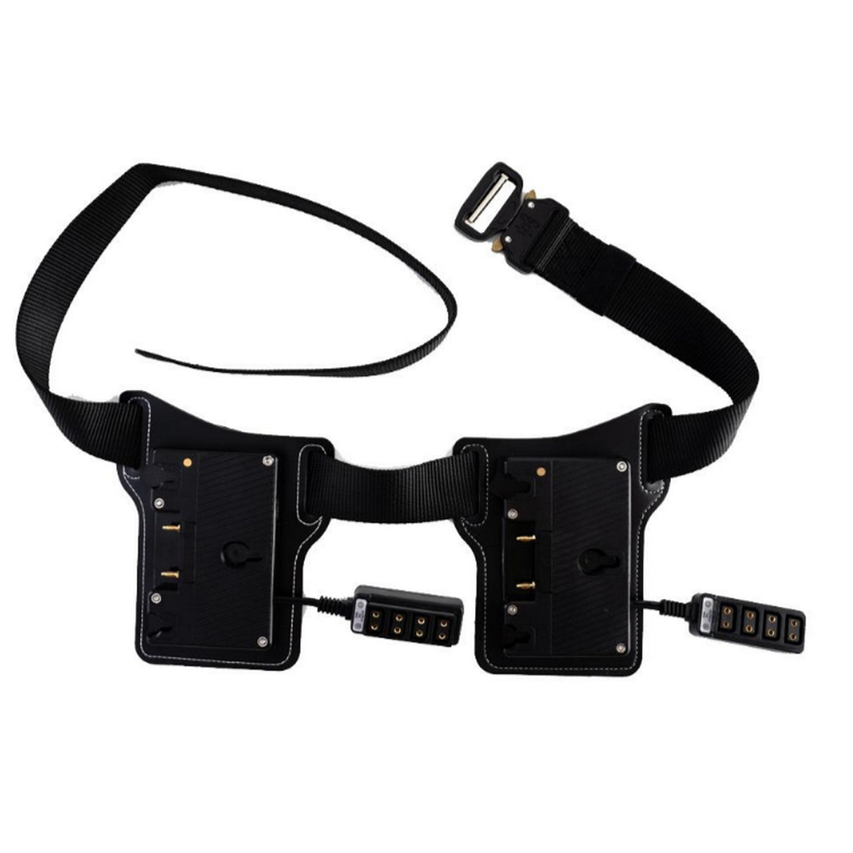 IndiPRO DGMBB4 Dual Gold Mount Battery Belt with 10-Way D-Tap Outputs