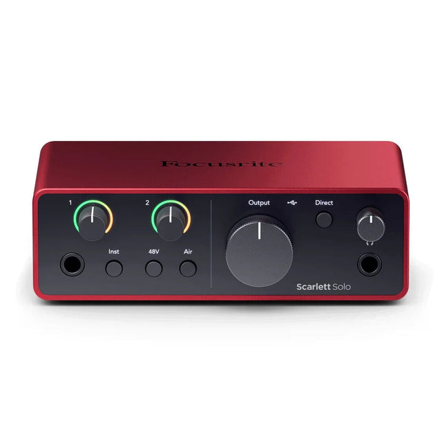 Focusrite Scarlett Solo 2 x 2 Audio Interface 4th Gen