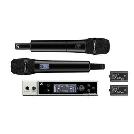 Sennheiser EW-DX 835-S SET Wireless Dual Handheld Microphone System R1-9 520-607.8 MHz