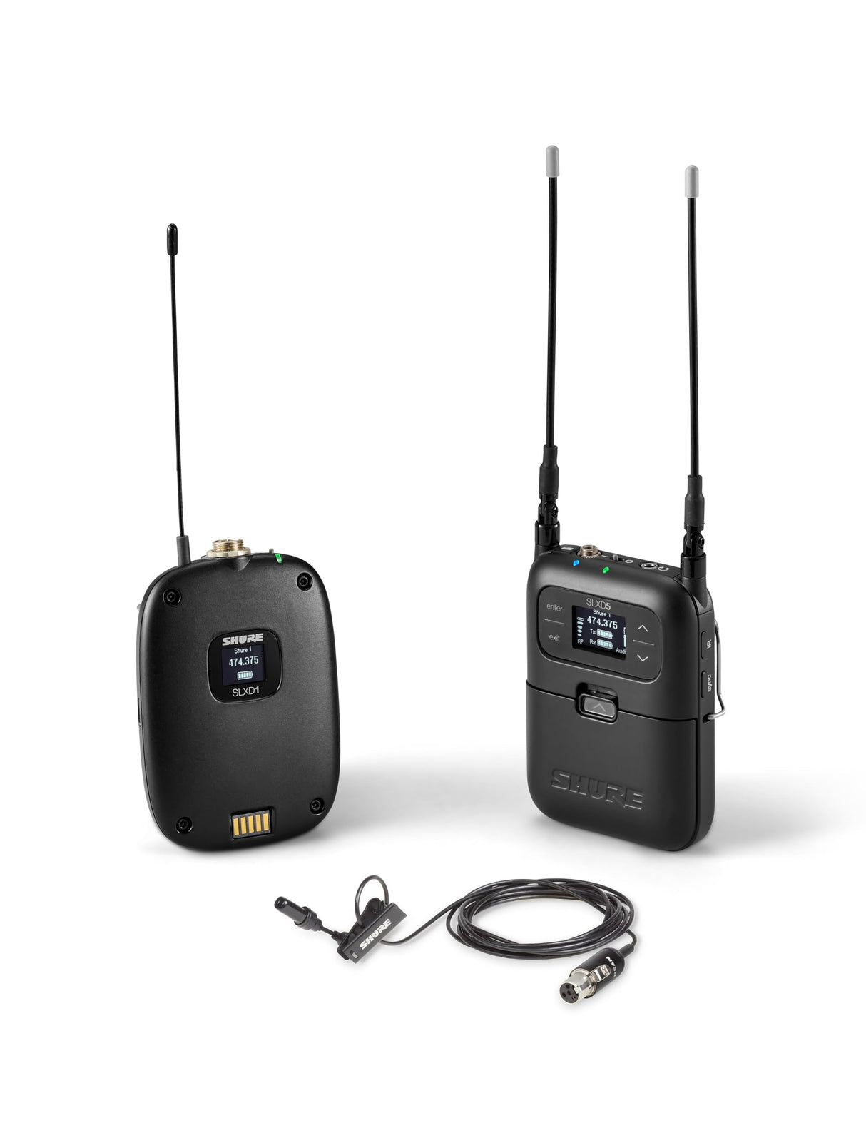 Shure SLXD15/UL4B Portable Digital Wireless Bodypack System with UL4 - G58: 470-514 MHz