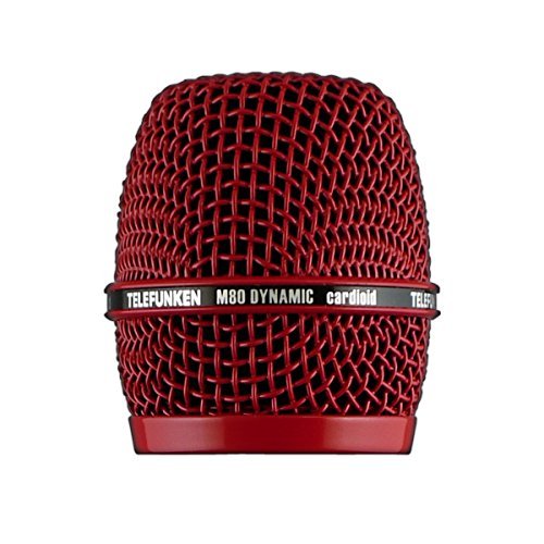 Telefunken HD03 Replacement Microphone Grill for M80 Red