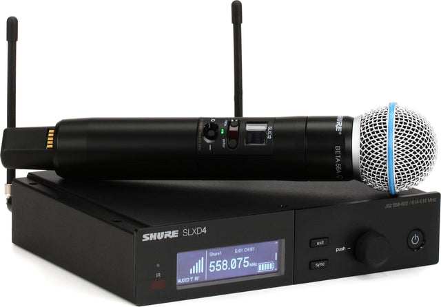 Shure SLXD24/B58 Wireless Handheld Microphone System with Beta 58 - G58: 470 - 514 MHz