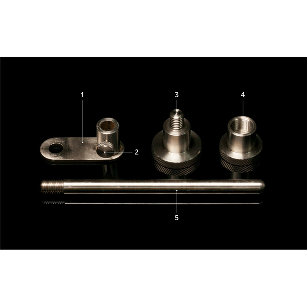 Aston Microphones Parts Kit with Rod Clamp Screw Knob Stand Support Rod for Halo